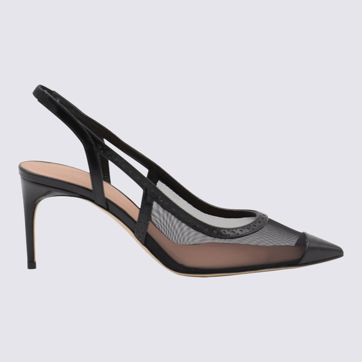 Malone Souliers With Heel - Blacks and greys | 653f4ee7799b0dc0792598be72d40e713818d1ea