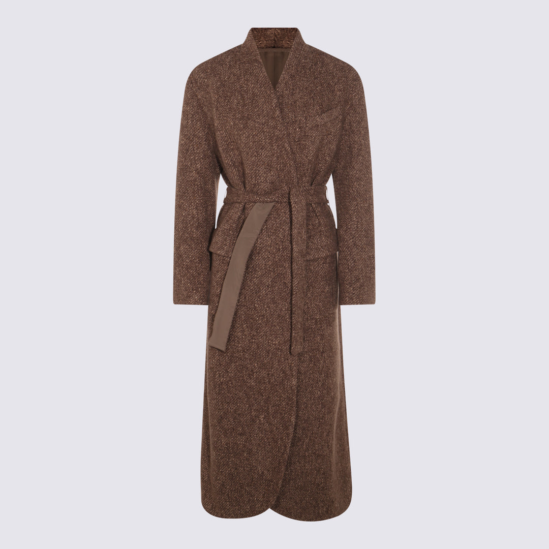 Brunello Cucinelli Coats - Marrone | e2399b7ca2a809076edcf42b58bae394739f762a