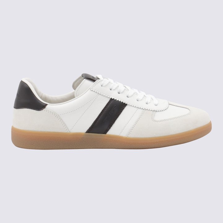 Tom Ford Sneakers - OPTICAL WHITE/WHITE + AMBER | 77a6e564eb022769d5b1b4dd5f16d4a7edf46d95