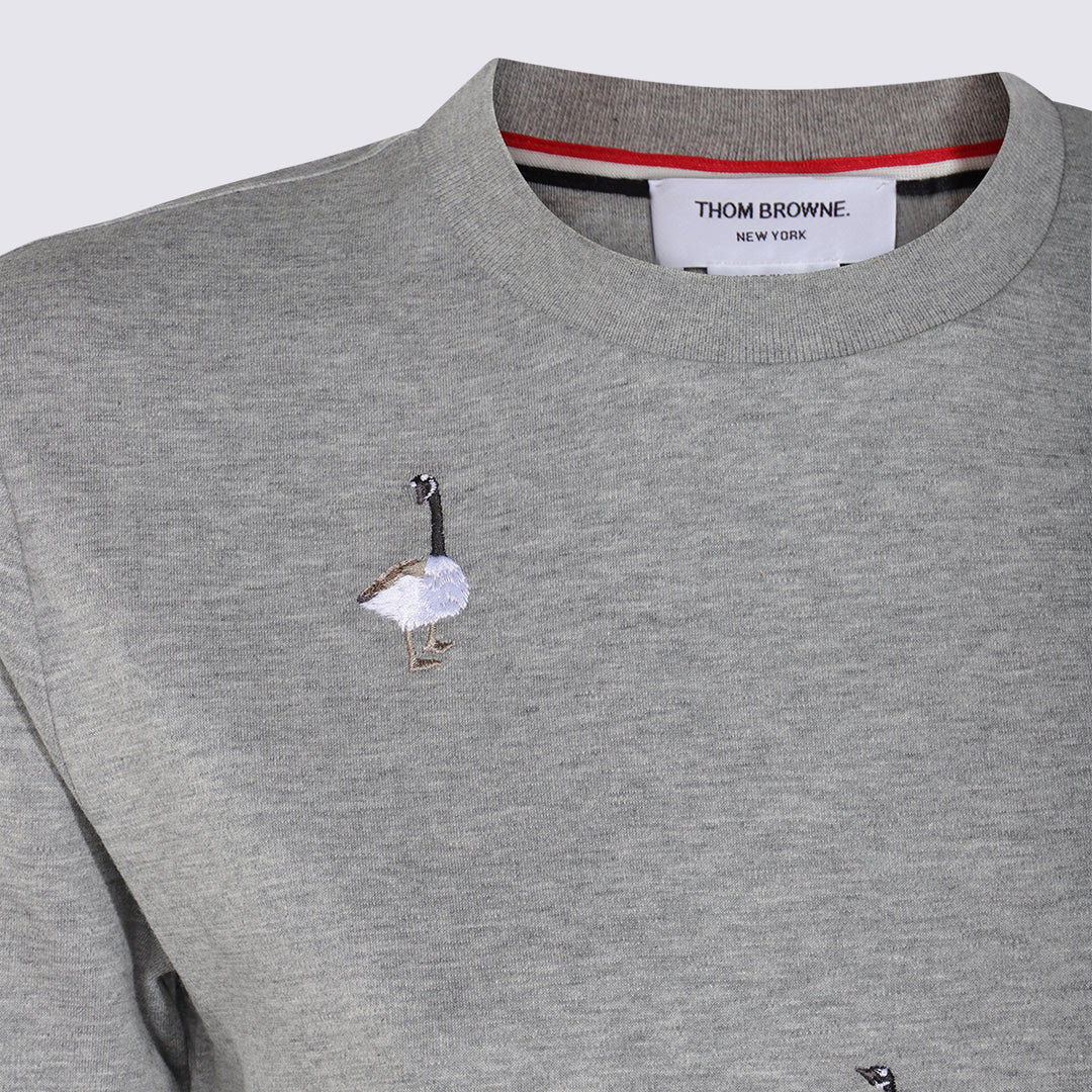 Thom Browne Sweaters - LT GREY | c4fd3d70aedd3af40376d3d8d5998c6f1e7ab310