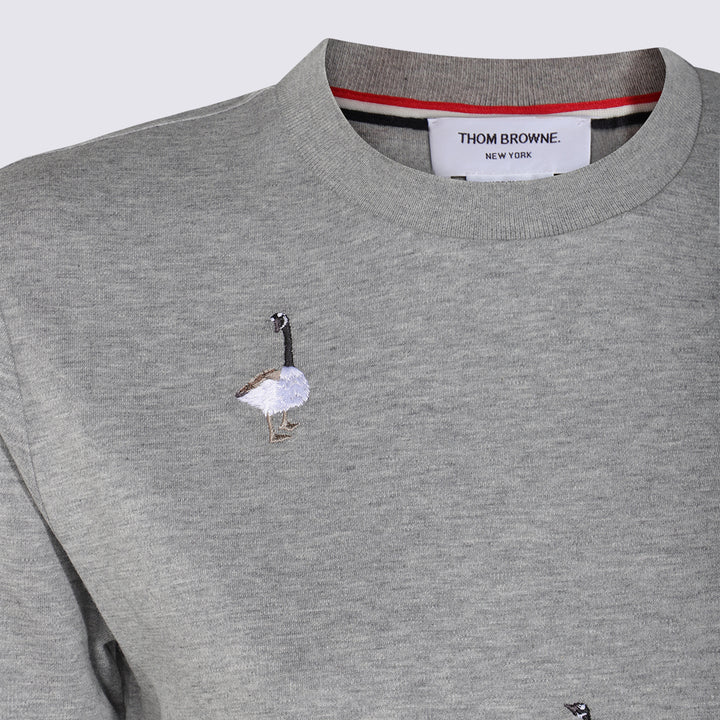 Thom Browne Sweaters - LT GREY | c4fd3d70aedd3af40376d3d8d5998c6f1e7ab310