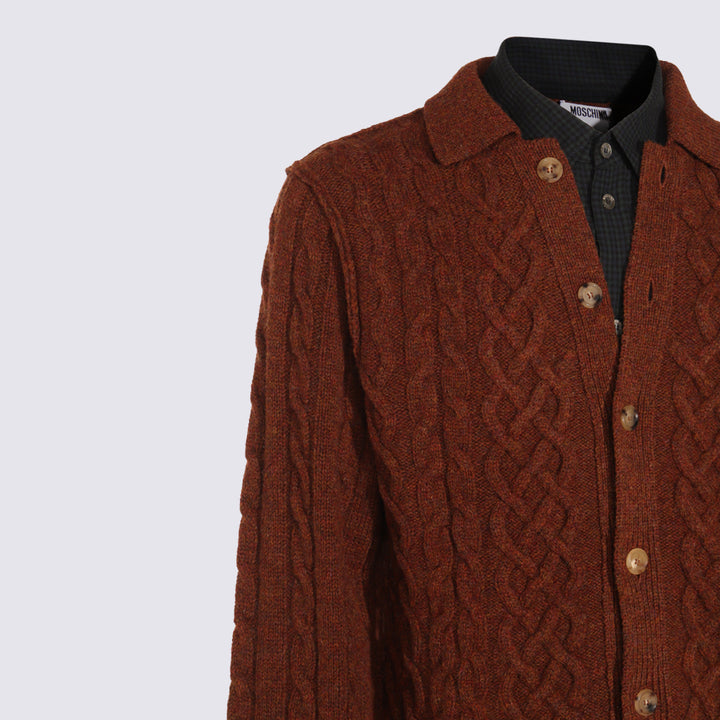Moschino Sweaters - Marrone | 500ae172847f10835b72aae5d10695da3b6640ce