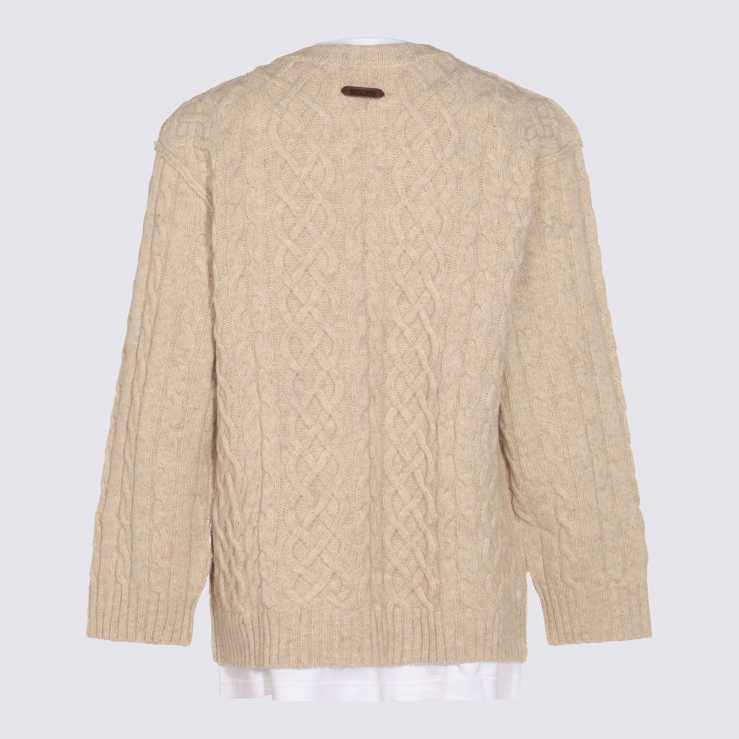 Moschino Sweaters - Light and natural | df1bfe8b5ae5a3d1df0557c418633589b8dcfbdf