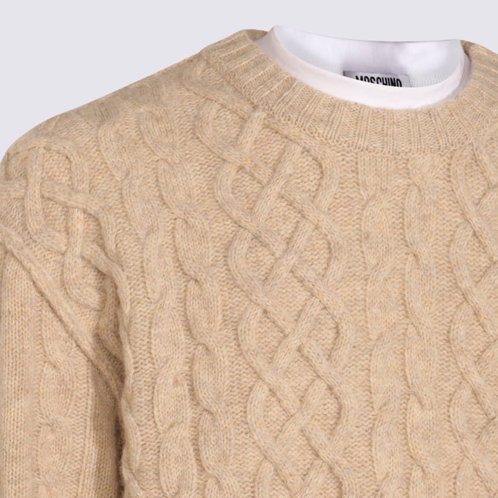 Moschino Sweaters - Light and natural | 37114c45a13f4e2bebcea31a97eff3da8c294a32