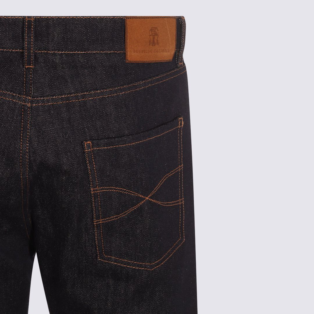 Brunello Cucinelli Jeans - Blue and green | b303ed93faaa363e2f5d4c8448488d82f7ed2c02