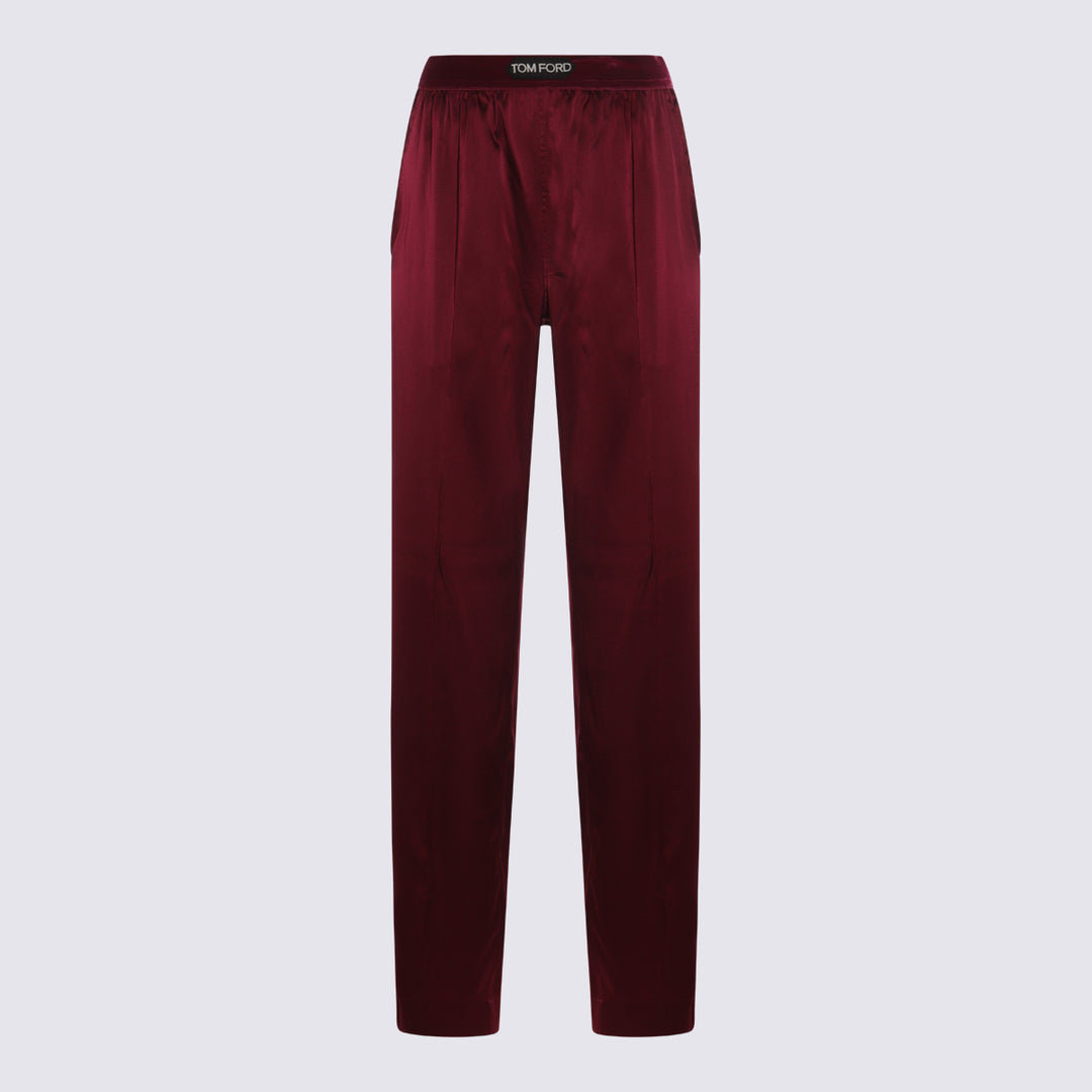 Tom Ford Trousers - DEEP PLUM | a66f96398c56f727ae39df0556d14b420d7d30e4