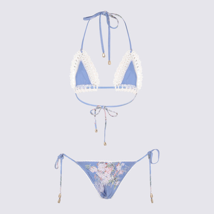 Zimmermann Sea clothing - TEA BLUE BOTANICAL FLORAL | 33c7a36b5db26a865bbe3458f84bea893fd77268