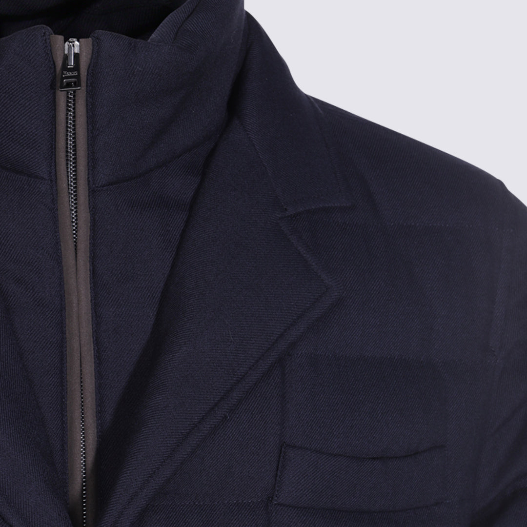 Herno Coats - Blue and green | 32af51f50b23356d5f04825bf5fe194e3a3299d5