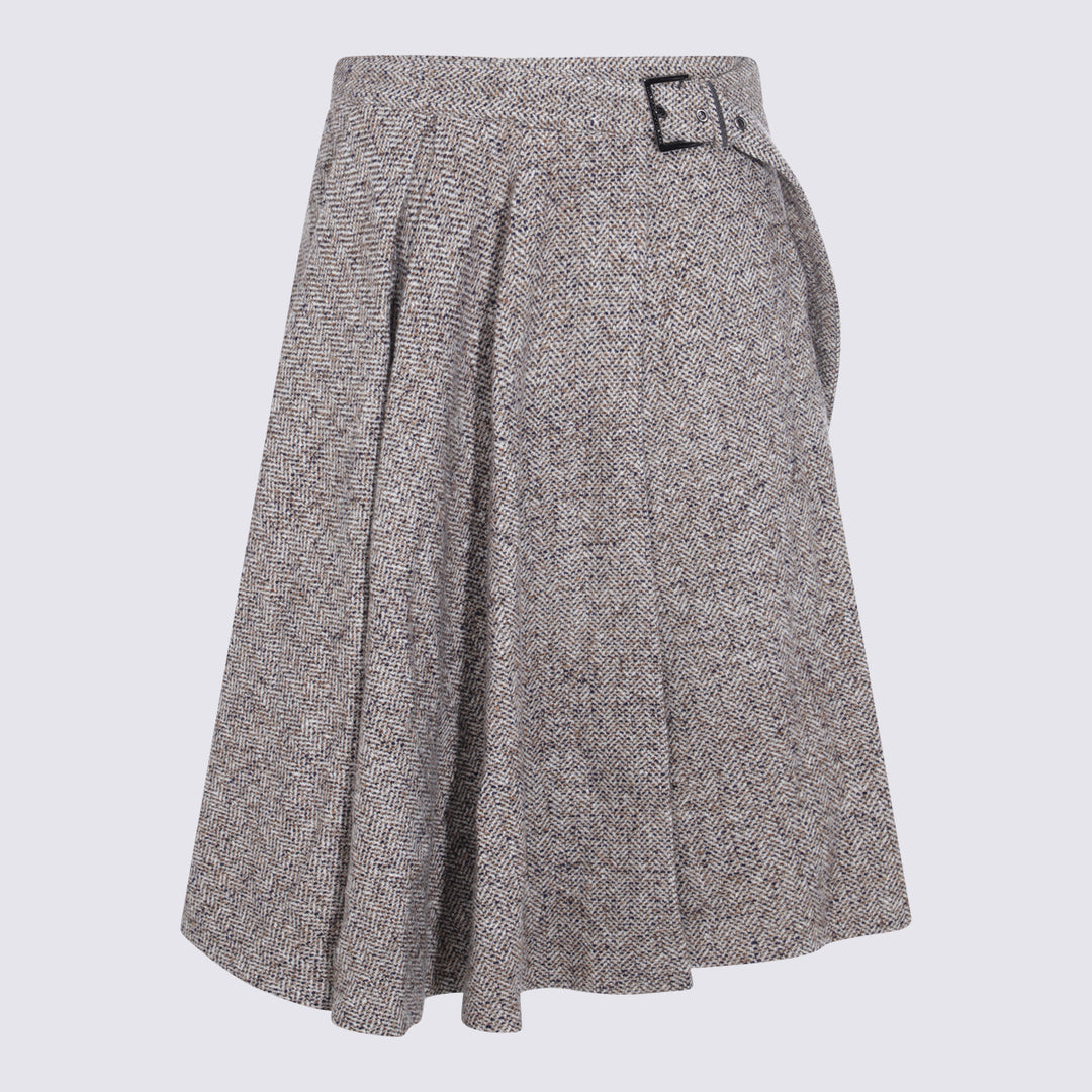 Brunello Cucinelli Skirts - OCRA/PANAMA/NERO | 3fa6b4a4c53396df97f8aab781ea05ff9260d440
