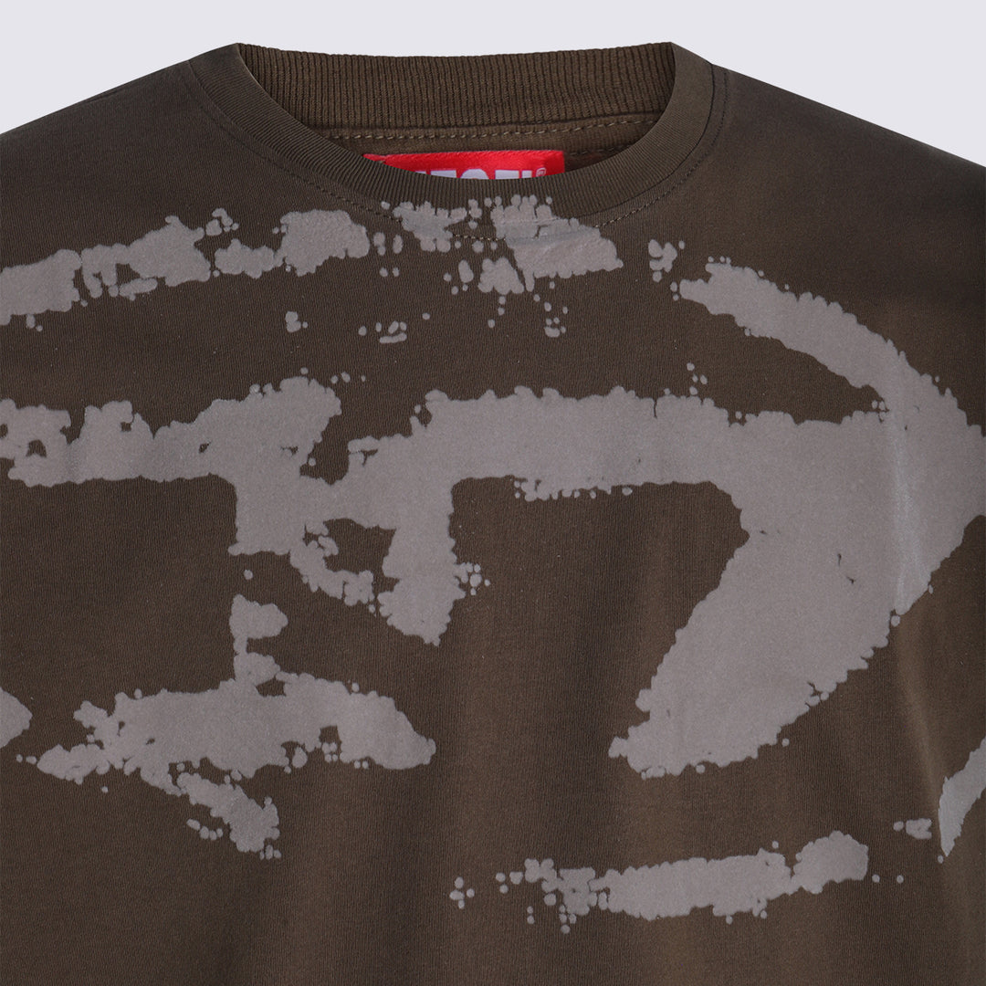 Diesel T-shirts and Polos - Khaki | fe4626cf0fa69c408c051f0940ae674d6f108059