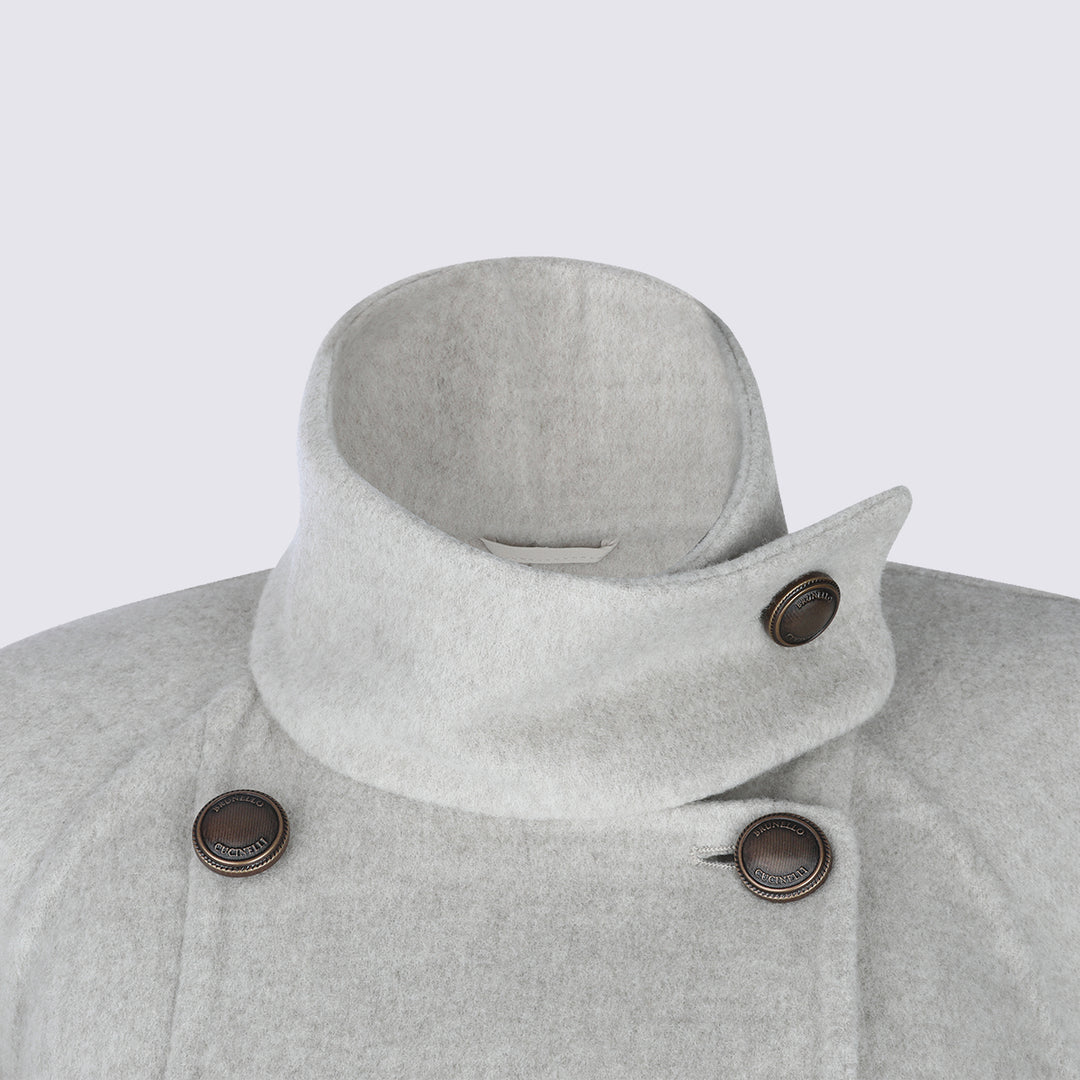 Brunello Cucinelli Coats - BEIGE FREDDO | b1fd61a86c5af0969b3918d4545f3b3c3b88195d