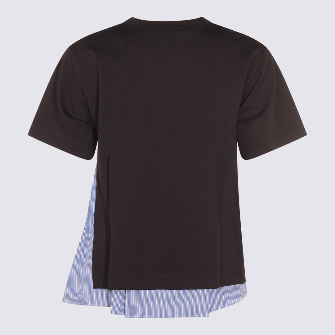 Sacai T-shirts and Polos - NAVY/BLUE STRIPE | 6e98f5c96a1b7c1da7db225548a1b667bb6c68b3