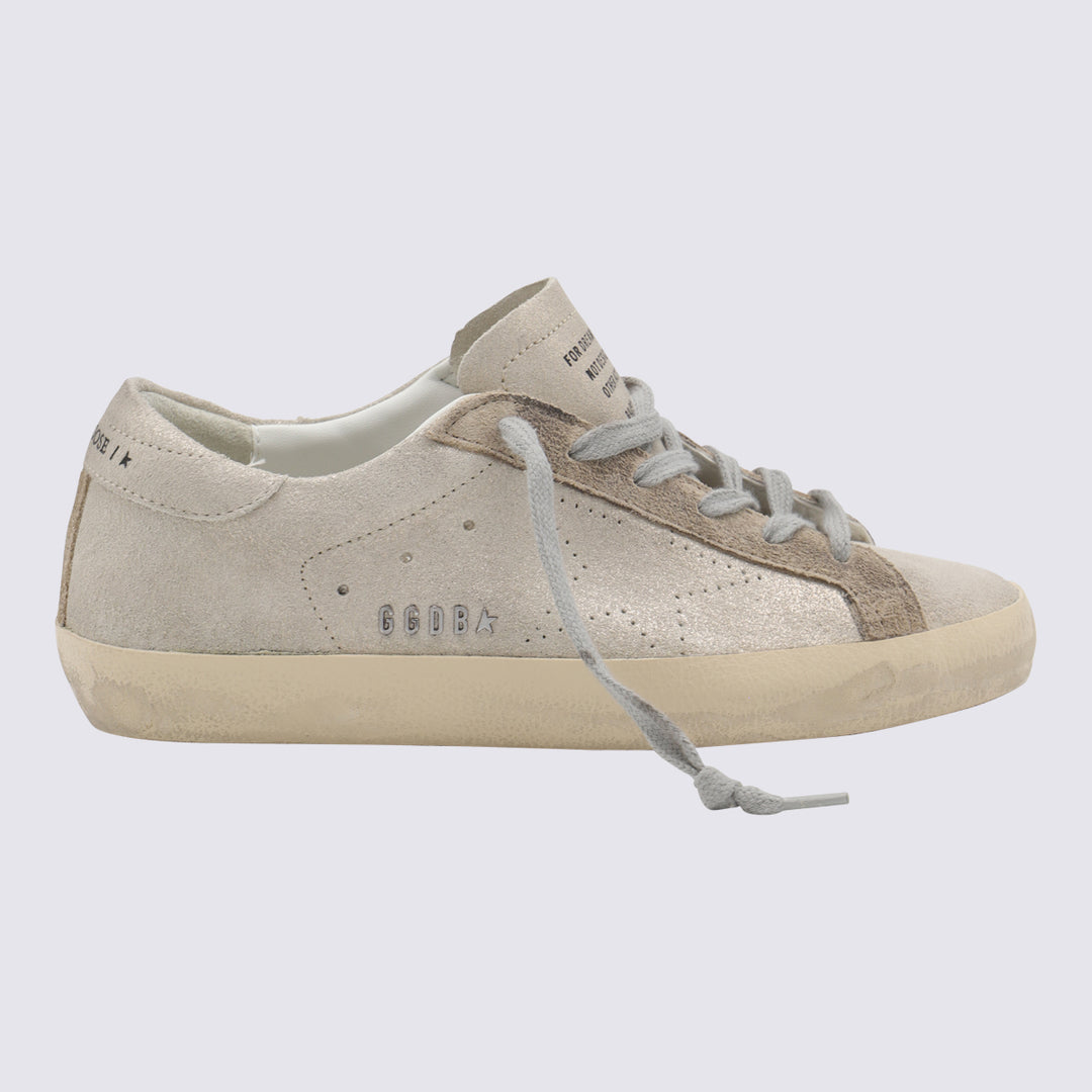 Golden Goose Sneakers - PLATINUM/BEIGE | 4b920684d1530ae74f45b0e903f2503f9c0516a7