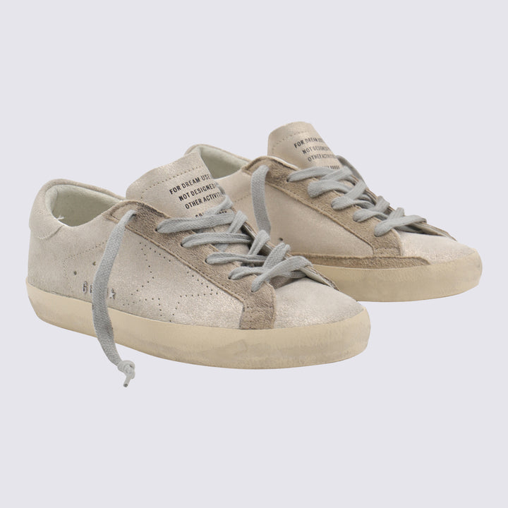 Golden Goose Sneakers - PLATINUM/BEIGE | 389934792cc7c12aee9d712aa8d2ac82eab96f10