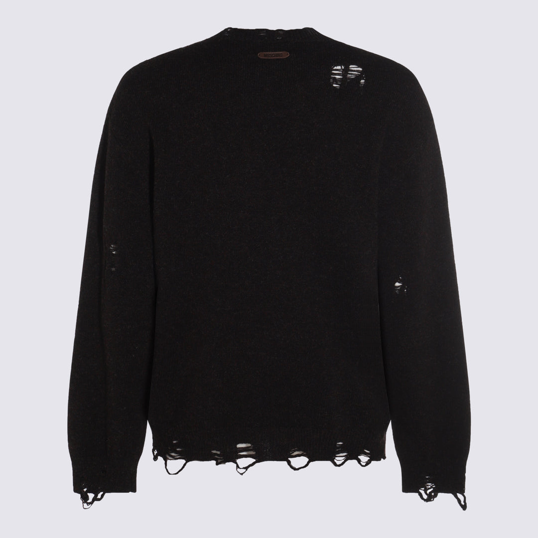 Moschino Sweaters - Marrone | ad58f0286f40f71ad2cb6fd75e464fb9d5839010