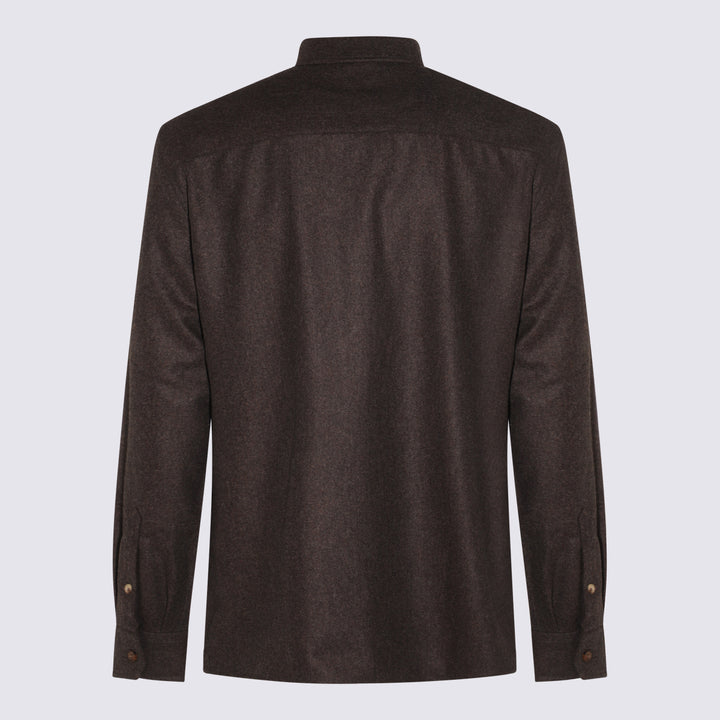 Brunello Cucinelli Shirts - Marrone | 9a65b64cee969c255e229150e7fd9d9977b6cacf