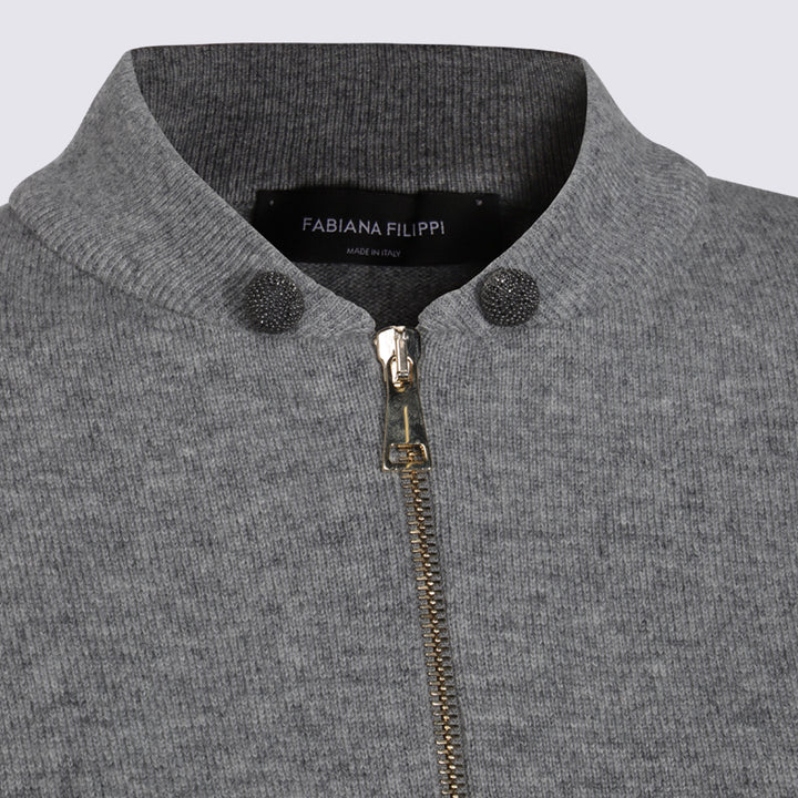 Fabiana Filippi Sweaters - Metallici e grigi | 181c478b86c3275ff5c343fc977cff43d3e98028