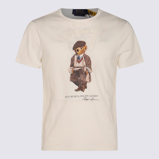 T-Shirts And Polos Fa25 Deckwash White Hrtg Bear