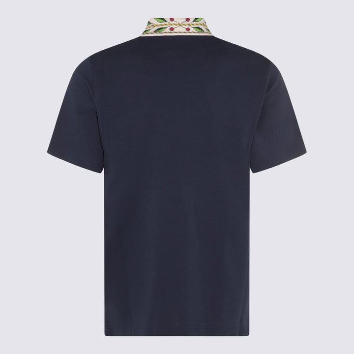 Casablanca T-shirts and Polos - Blue and green | 01f8b14d7e5b05e650c935516ad48a2f0eec800f