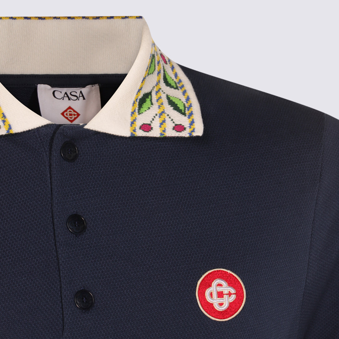 Casablanca T-shirts and Polos - Blue and green | 423846f40fa98a8b90fd7d2d49605b15416e0de0