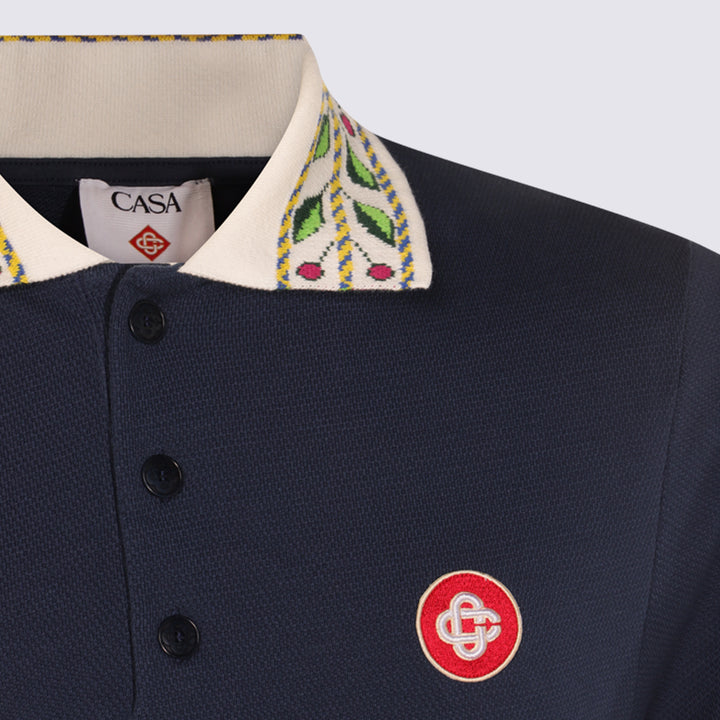 Casablanca T-shirts and Polos - Blue and green | 423846f40fa98a8b90fd7d2d49605b15416e0de0