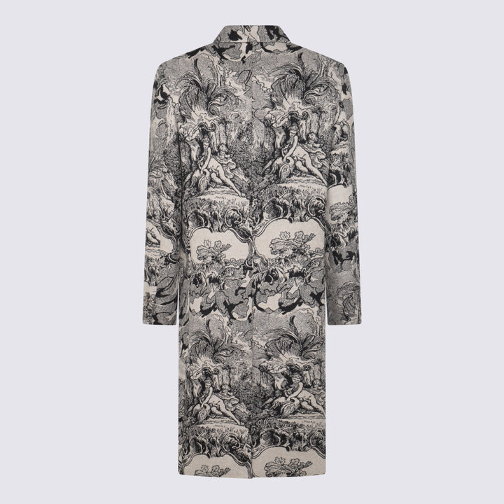 Vivienne Westwood Coats - CREAM/BLACK | 21e6addbc84eedb8a3423cdd411c840ccf5d54b3