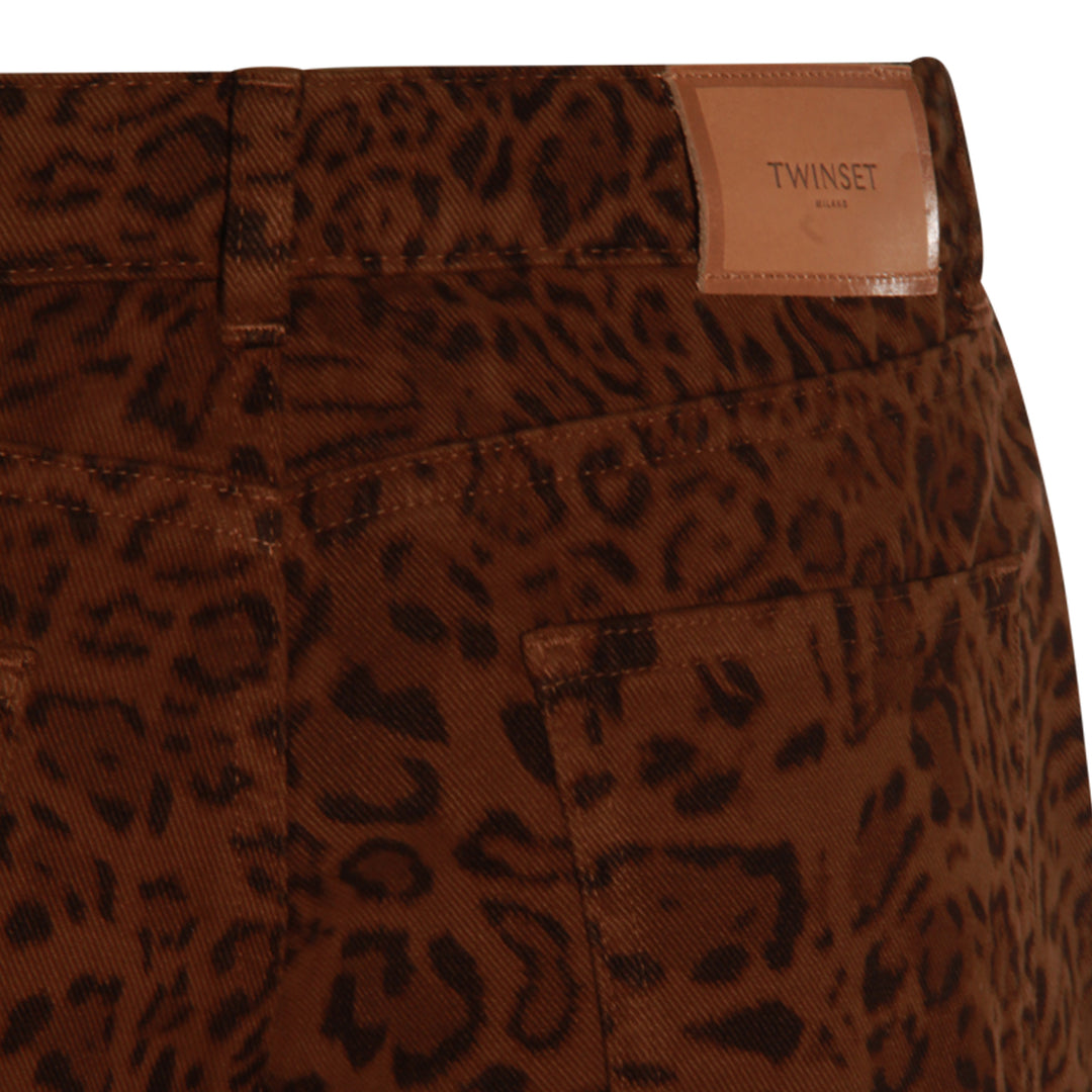 Twin-Set Jeans - ST.ANIMALIER COFFEE/BLACK | c3bac7c4655a8a754f75496675a8c499b73d811b