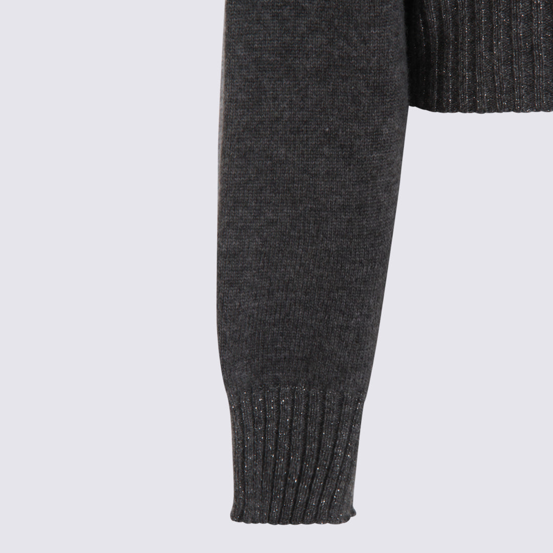 Twin-Set Sweaters - MEDIUM MEL. GREY/ARGENTO LUREX | aecc866fa55a1fb0ff1cc828586e06b3878c3682