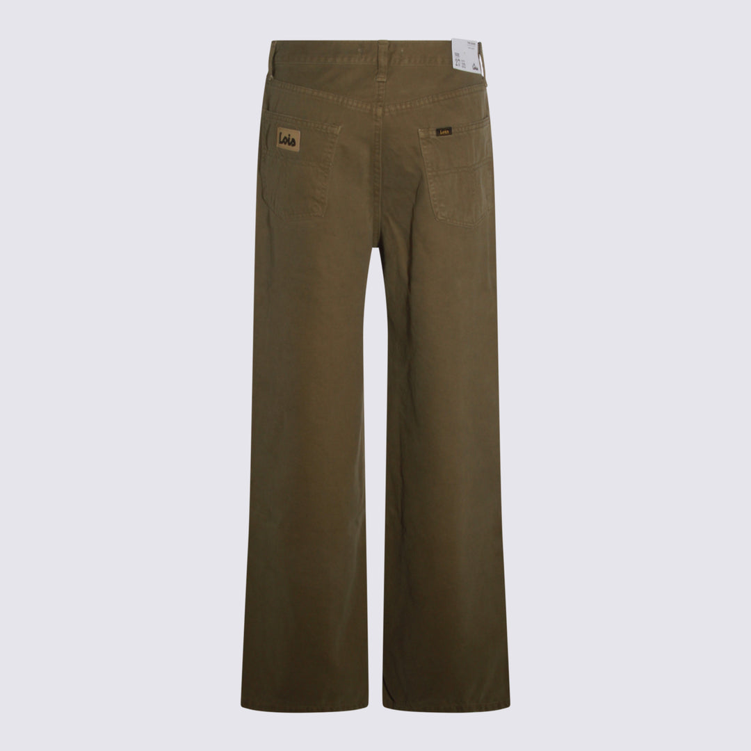 Lois Jeans Jeans - MILITARY OLIVE | 219b38d600cd90e26280c9306025b190ccf11d1d