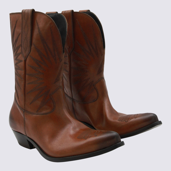 Golden Goose Boots - Marrone | 89241b007152956a62a49931a1a584f618fe9e9f