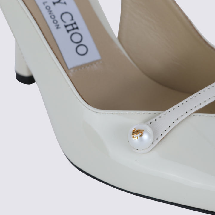 Jimmy Choo With Heel - LATTE/BLACK | 422b12148f910426590a2725310243324824379a