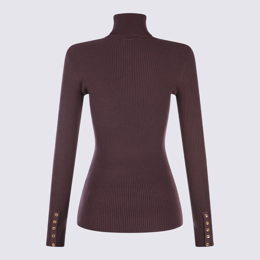 Elisabetta Franchi Sweaters - MERLOT | 1fed08302fcbd08e6bffdd87c9e01b7137031982