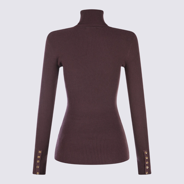 Elisabetta Franchi Sweaters - MERLOT | 1fed08302fcbd08e6bffdd87c9e01b7137031982