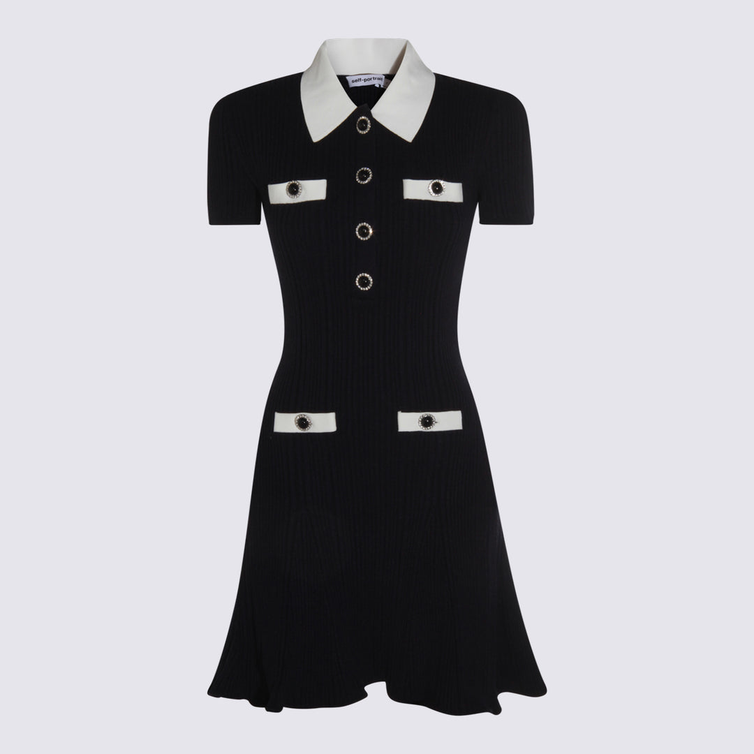 Self-Portrait Dresses - Blue and green | e66b1cd3c78d268dead8fc35db88ce9075612070