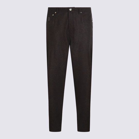 Trousers Marrone