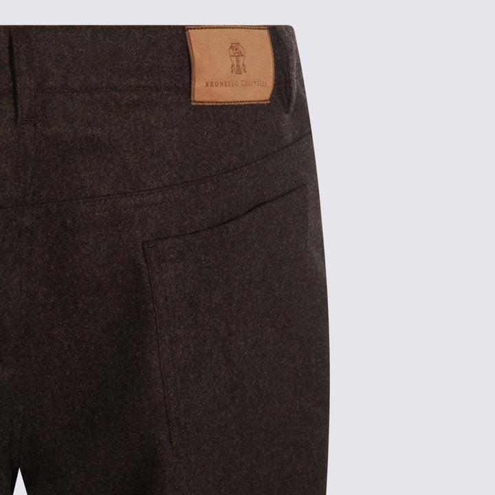 Brunello Cucinelli Trousers - Marrone | d95225325014243237335d86222196f1e7e9ce0e