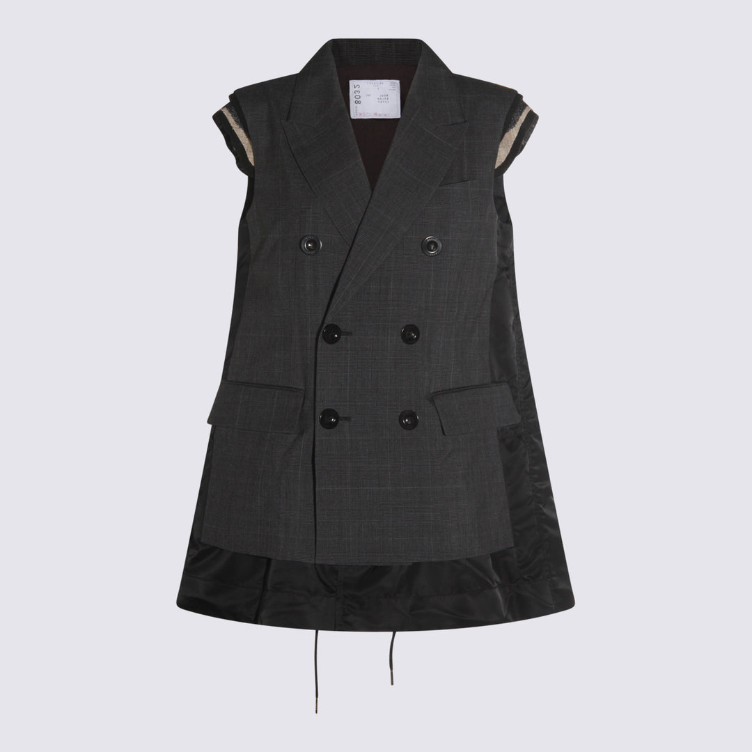 Sacai Jackets - Grigio | 50ca60d0a0fa3b438dc06ecb043f539397182ad6