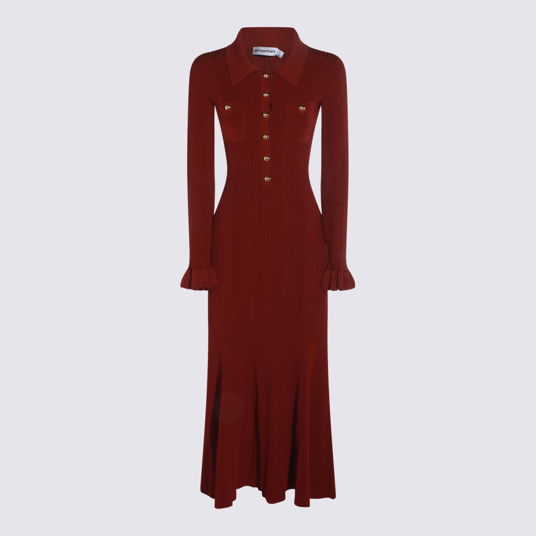 Self-Portrait Dresses - Blue and green | 697795b26ea055d7497260af9f6b725e3b6081a2