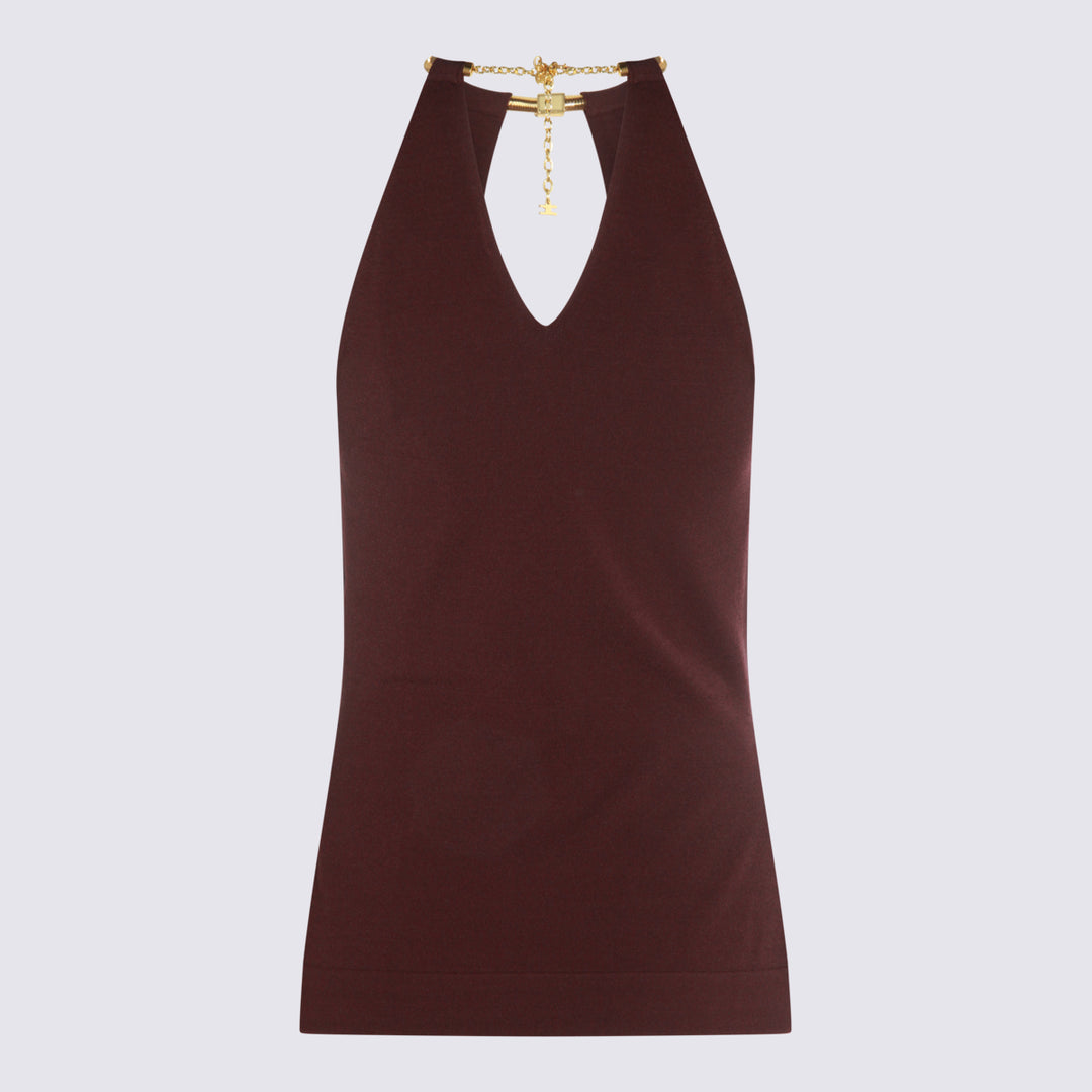 Elisabetta Franchi Top - MERLOT | 81c51ea344c9c3f4f7485172f74e422f01923777