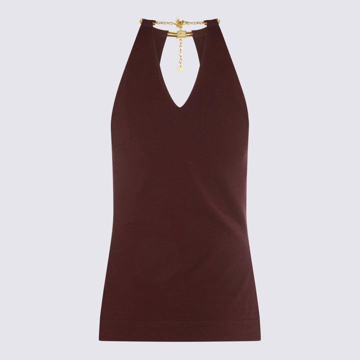 Elisabetta Franchi Top - MERLOT | 81c51ea344c9c3f4f7485172f74e422f01923777