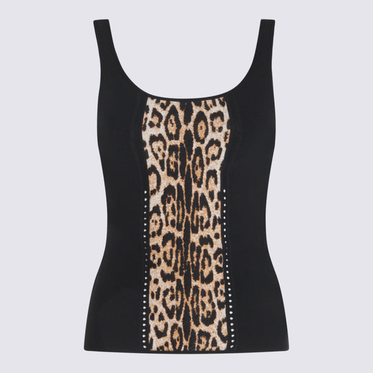 Top Leopardo/Nero