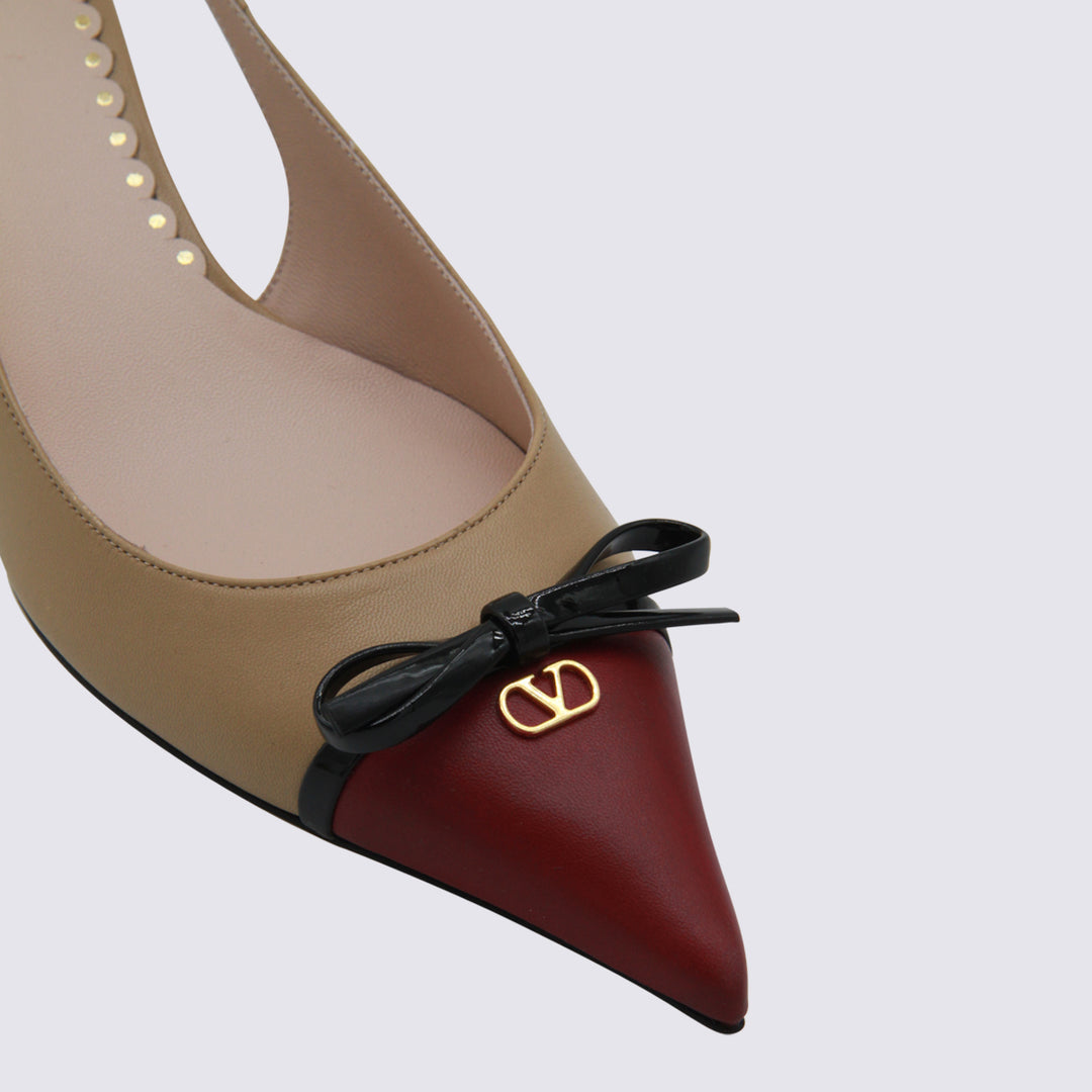 Valentino Garavani With Heel - INSOLENT/CAMMELLO/NERO | bd55ff863d6085ee74a50251f9e948746f76d134