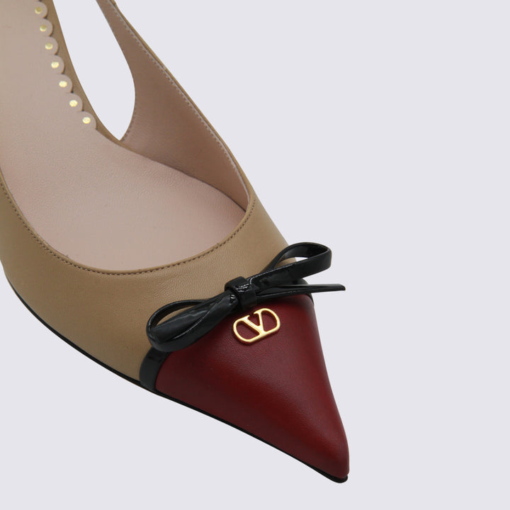 Valentino Garavani With Heel - INSOLENT/CAMMELLO/NERO | bd55ff863d6085ee74a50251f9e948746f76d134