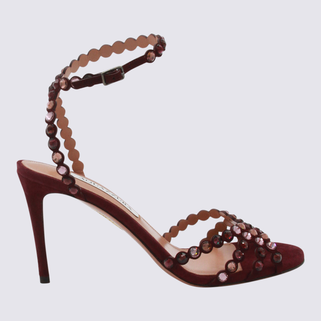 Aquazzura Sandals - BLACKBERRY | 3cd602b0177f6eb1c4d5cae4afa3c5a693719cbd