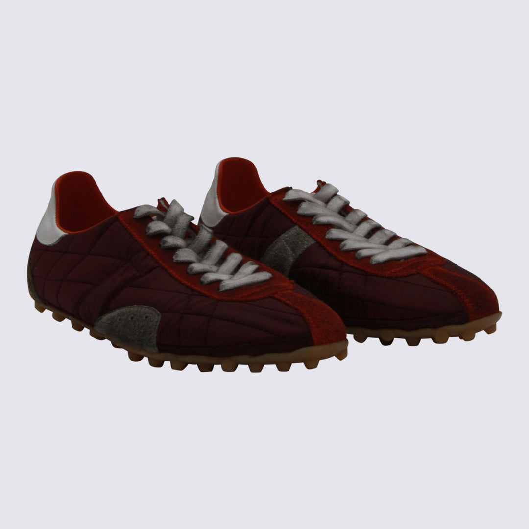 Maison Margiela Sneakers - OXBLOOD/WHITE/GREY | 9879c9a8bc076d25aa37acf68ee052a9f610e7c0