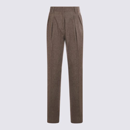 Trousers Marrone