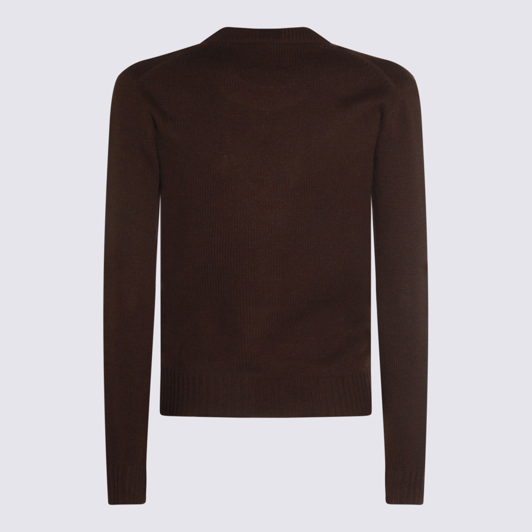 Allude Sweaters - Marrone | 1485176302f9b3bf00676a56664f85ba08d9f5b9