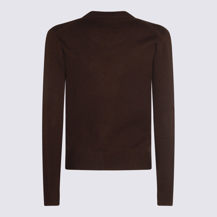 Allude Sweaters - Marrone | 1485176302f9b3bf00676a56664f85ba08d9f5b9