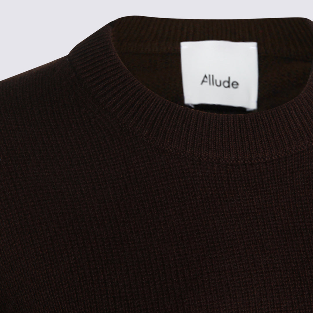 Allude Sweaters - Marrone | 4352b1ad20fc25f93632456a25a08df04f99a6cb