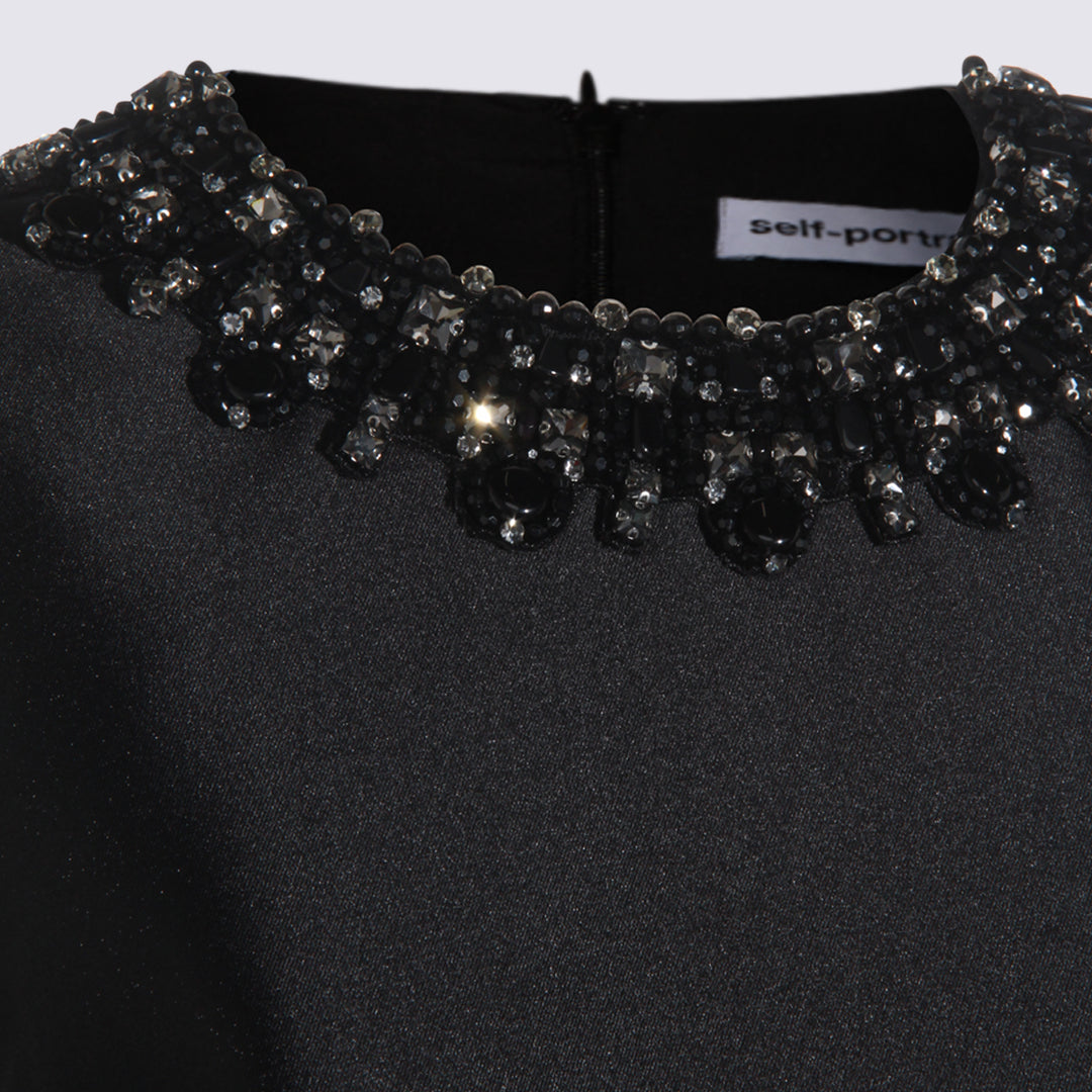 Self-Portrait Dresses - Blacks and greys | 3428a0335234b5448b8688eb7c645ca76aa5d2c9